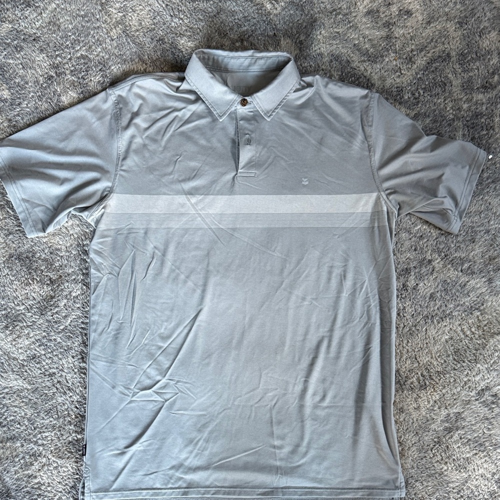 Jetty Bunker Polo Light Gray
